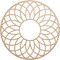 Ekena Millwork Cannes Wood Fretwork Pierced Ceiling Medallion, Alder, 22"OD x 7 1/2"ID x 3/8"T CMWP22X22X0375CNAL - alternate 1